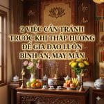 2 Việc Cần Tránh Trước Khi Thắp Hương Để Gia Đạo Luôn Bình An, May Mắn