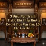 3 Điều Nên Tránh Trước Khi Thắp Hương Để Giữ Trọn Vẹn Phúc Lộc Cho Gia Đình