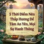5 Thời Điểm Nên Thắp Hương Để Tâm An Yên, Mọi Sự Hanh Thông