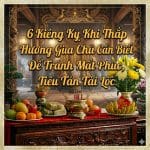 6 Kiêng Kỵ Khi Thắp Hương Gia Chủ Cần Biết Để Tránh Mất Phúc, Tiêu Tán Tài Lộc