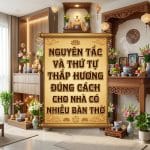 Nguyên Tắc Và Thứ Tự Thắp Hương Đúng Cách Cho Nhà Có Nhiều Bàn Thờ