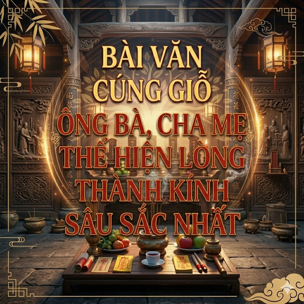 Bài Văn Cúng Giỗ Ông Bà, Cha Mẹ Thể Hiện Lòng Thành Kính Sâu Sắc Nhất