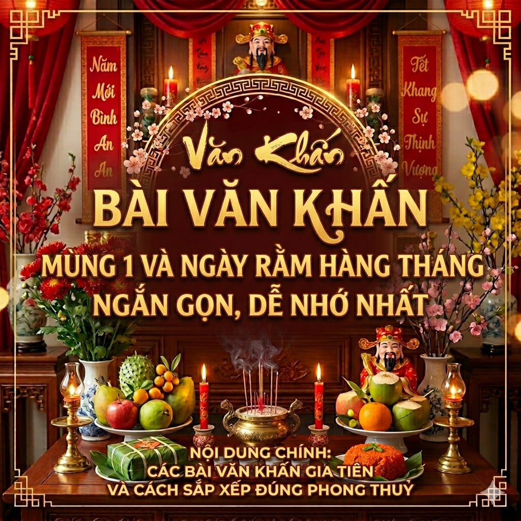 Bài Văn Khấn Mùng 1 Và Ngày Rằm Hàng Tháng Ngắn Gọn, Dễ Nhớ Nhất