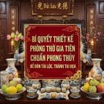Bí Quyết Thiết Kế Phòng Thờ Gia Tiên Chuẩn Phong Thủy Để Đón Tài Lộc