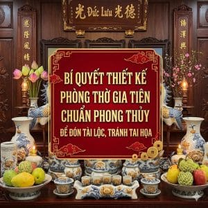 bi quyet thiet ke phong tho gia tien chuan phong thuy de don tai loc tranh tai hoa