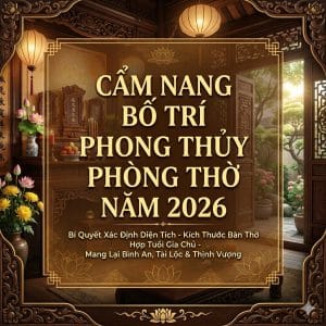 Cẩm Nang Bố Trí Phong Thủy Phòng Thờ Năm 2026