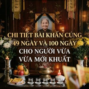 Chi Tiết Bài Khấn Cúng 49 Ngày Và 100 Ngày Cho Người Vừa Mới Khuất