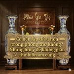 Có nên lắp điều hòa trong phòng thờ không? Những lưu ý để không gian thờ luôn ấm cúng