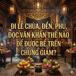 Đi Lễ Chùa, Đền, Phủ, Đọc Văn Khấn Thế Nào Để Được Bề Trên Chứng Giám?