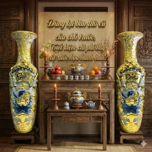 Dùng lại bàn thờ cũ của chủ trước, Tiết kiệm chi phí hay tự rước họa?