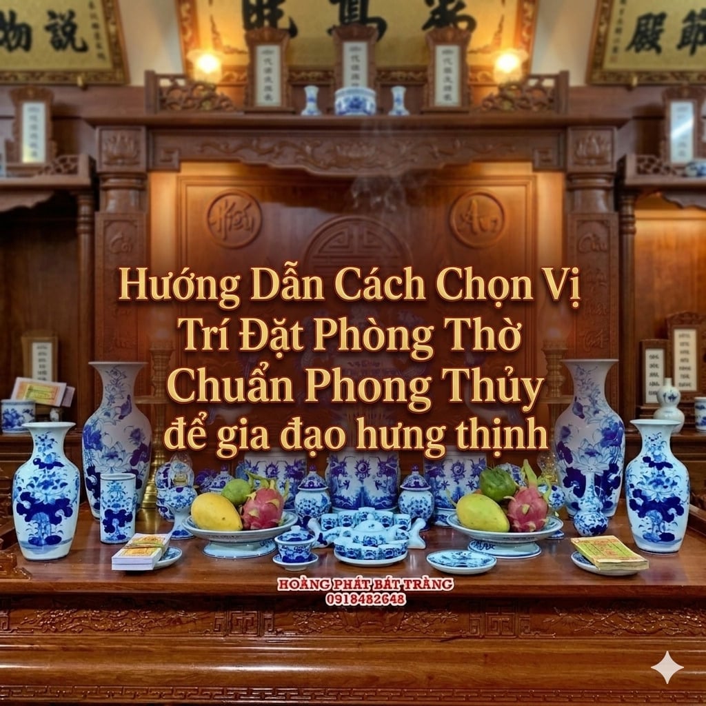 Hướng Dẫn Cách Chọn Vị Trí Đặt Phòng Thờ Chuẩn Phong Thủy Để Gia Đạo Hưng Thịnh