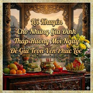 Lời Khuyên Cho Những Gia Đình Thắp Hương Mỗi Ngày Để Giữ Trọn Vẹn Phúc Lộc
