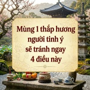 Mùng 1 thắp hương người tinh ý sẽ tránh ngay 4 điều này