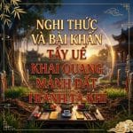 Nghi Thức Và Bài Khấn Tẩy Uế Khai Quang Mảnh Đất Tránh Tà Khí