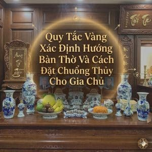 Quy Tắc Vàng Xác Định Hướng Bàn Thờ Và Cách Đặt Chuẩn Phong Thủy Cho Gia Chủ