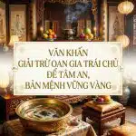 Văn Khấn Giải Trừ Oan Gia Trái Chủ Để Tâm An, Bản Mệnh Vững Vàng