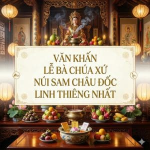 Văn Khấn Lễ Bà Chúa Xứ Núi Sam Châu Đốc Linh Thiêng Nhất