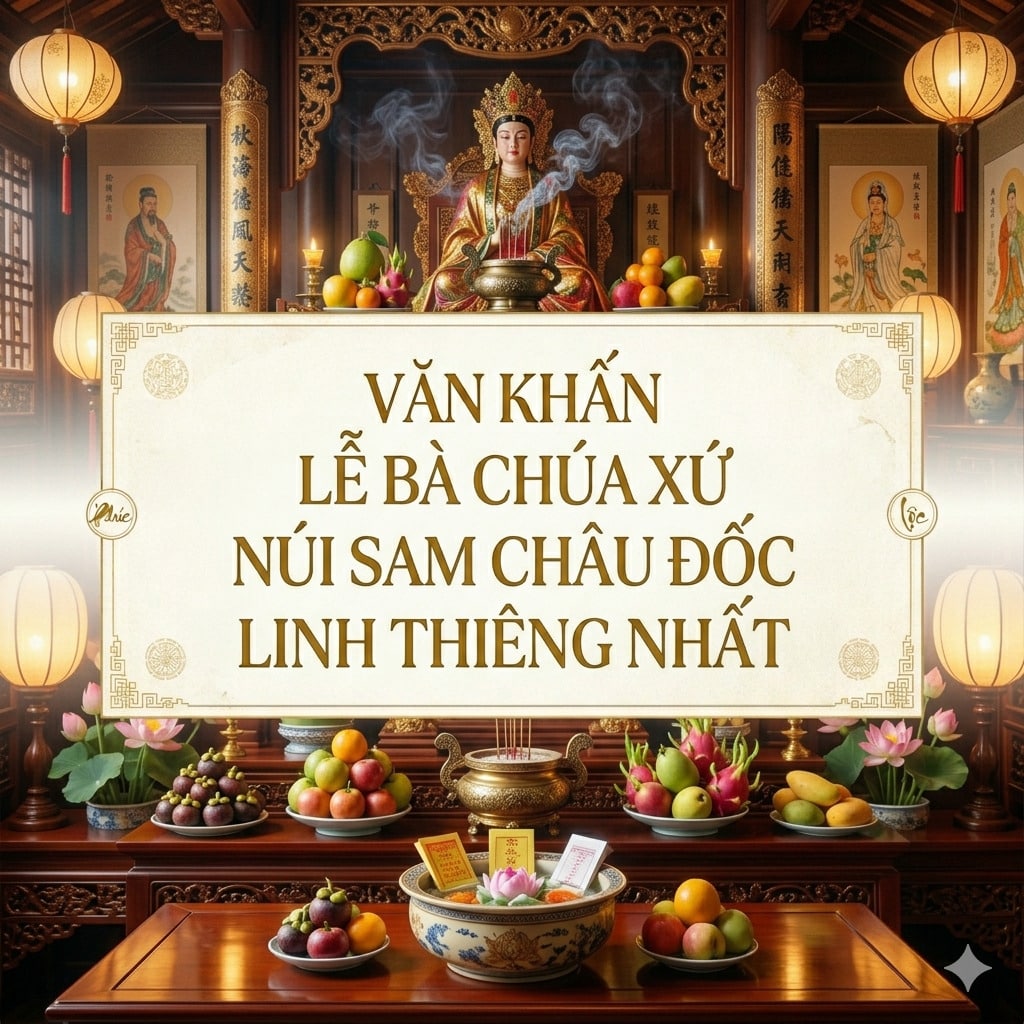 Văn Khấn Lễ Bà Chúa Xứ Núi Sam Châu Đốc Linh Thiêng Nhất