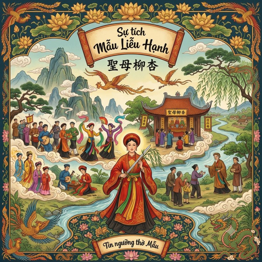Sự tích Mẫu Liễu Hạnh (Công Chúa Liễu Hạnh) & Tín ngưỡng thờ Mẫu