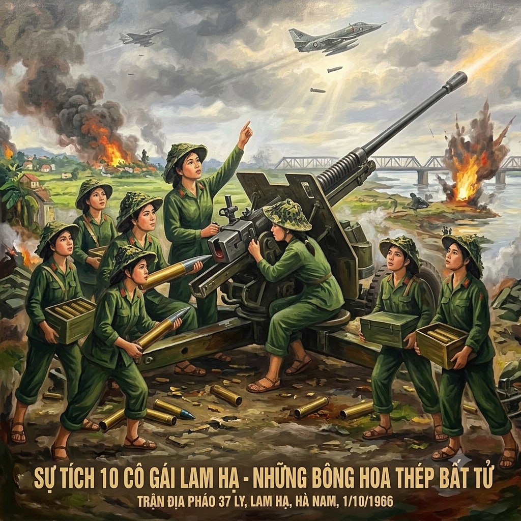 Sự tích 10 Cô Gái Lam Hạ, Điểm đến tâm linh lịch sử