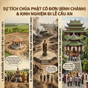 Sự tích Chùa Phật Cô Đơn (Bình Chánh) & Kinh nghiệm đi lễ cầu an