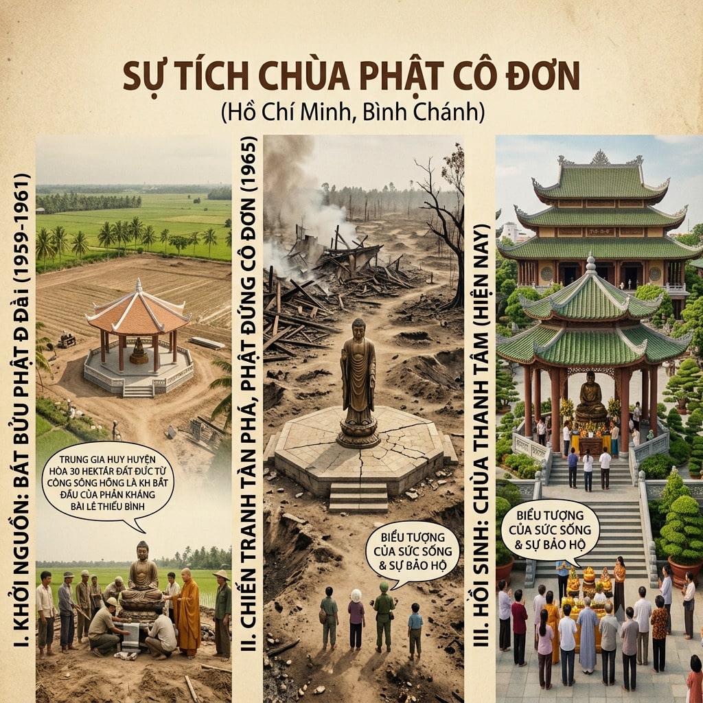 Sự tích Chùa Phật Cô Đơn (Bình Chánh)