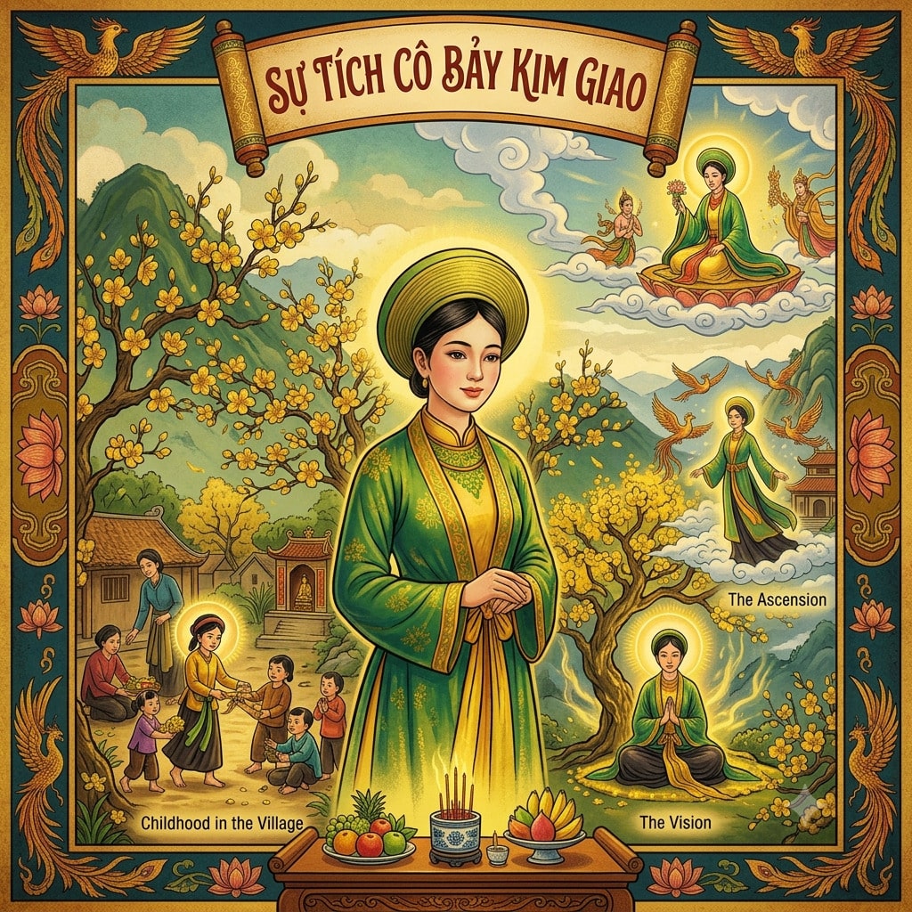 Sự Tích Cô Bảy Kim Giao, Giai Thoại Và Tín Ngưỡng Thờ Phụng Linh Thiêng