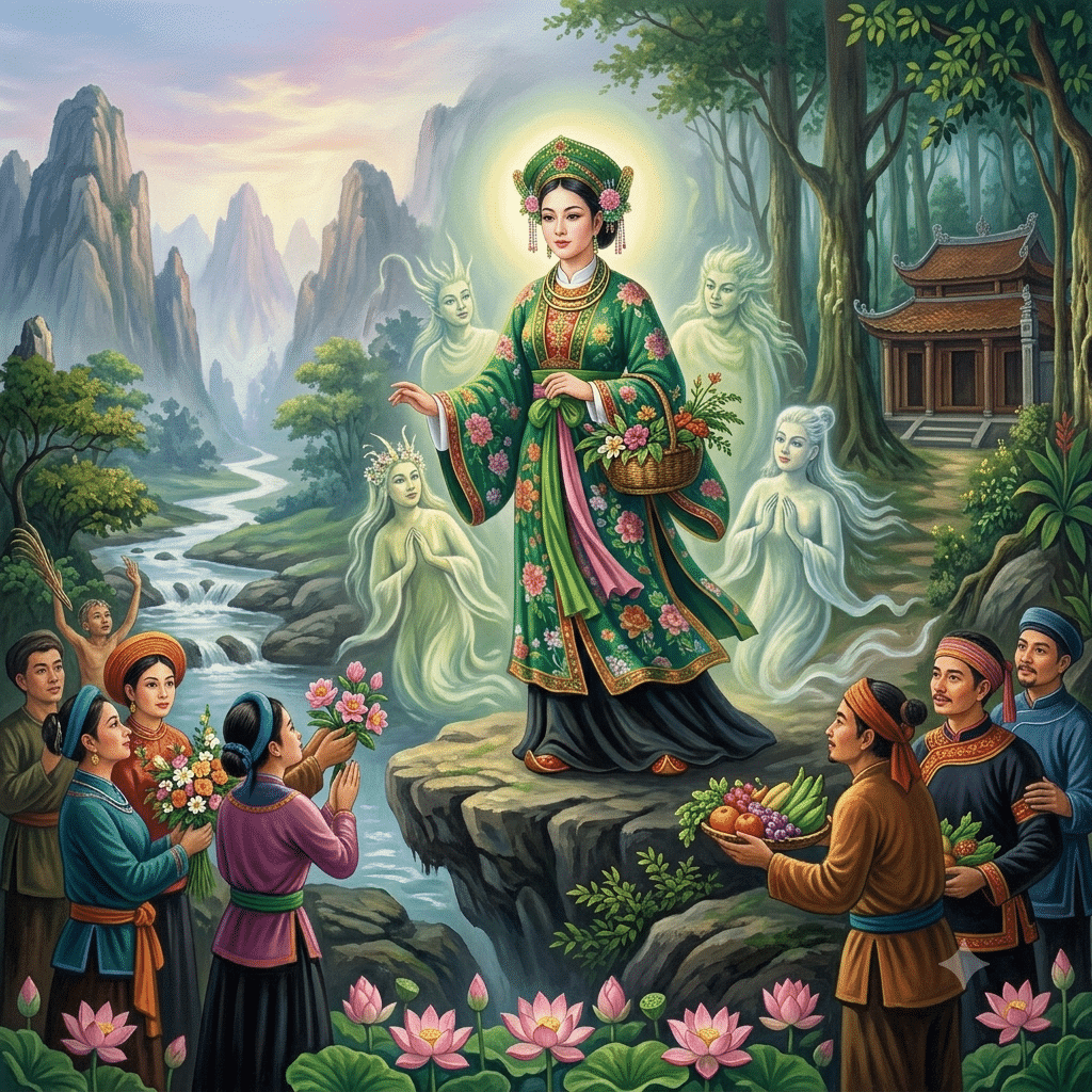 Sự Tích Cô Chín Thượng Ngàn, Văn Khấn Và Cách Dâng Lễ Chuẩn Nhất