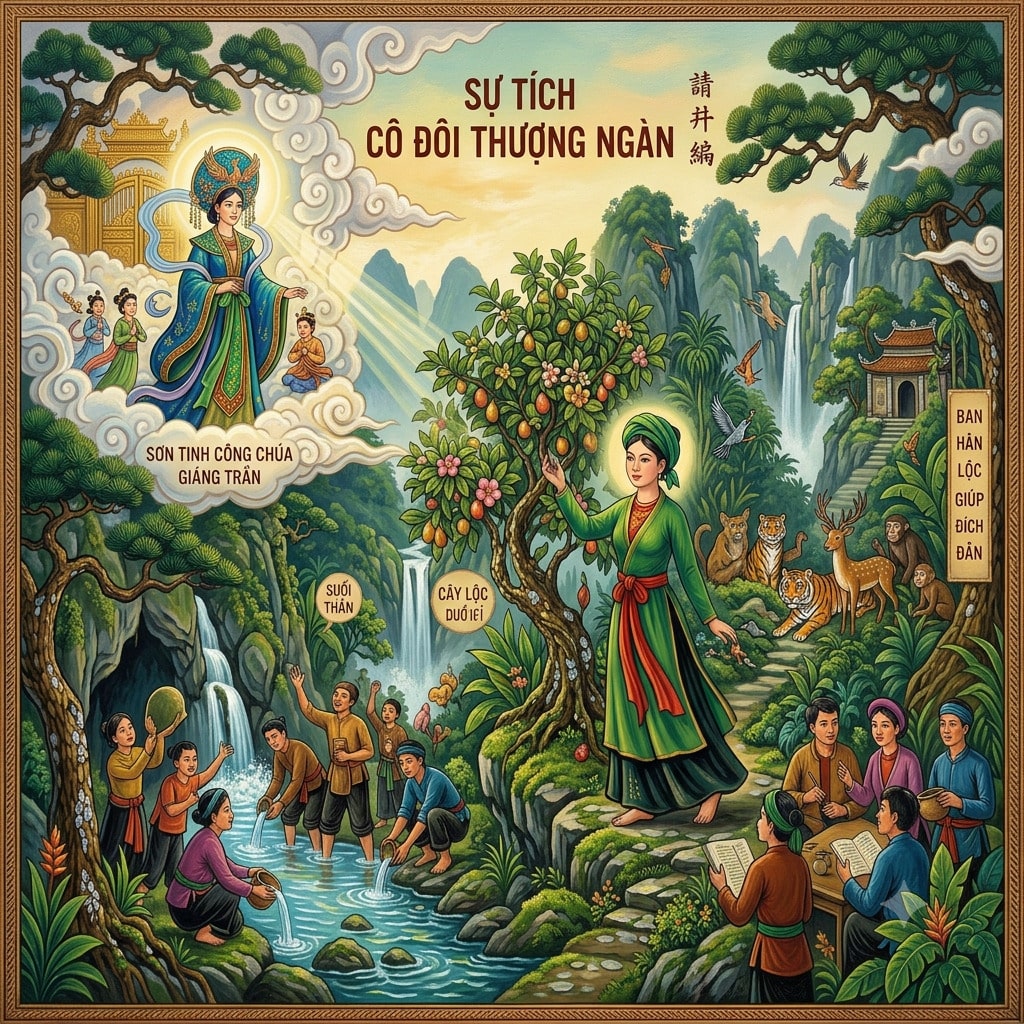 Sự tích Cô Đôi Thượng Ngàn & Hướng dẫn đi lễ đền chuẩn phong thuỷ