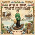Sự tích Cô Hai Hiên, Giai thoại và tín ngưỡng thờ cúng