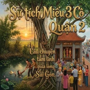 Sự tích Miếu 3 Cô Quận 2, Câu chuyện tâm linh giữa lòng Sài Gòn