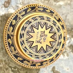 Chum sành trống đồng men vàng Đông Sơn Âu Lạc
