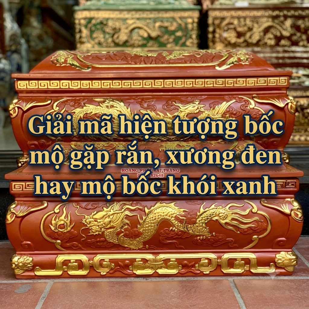 Giải mã hiện tượng bốc mộ gặp rắn, xương đen hay mộ bốc khói xanh