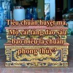 Tiêu chuẩn huyệt mả, Mộ cải táng đào sâu bao nhiêu là chuẩn phong thủy?
