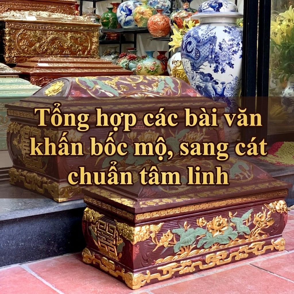 Tổng hợp các bài văn khấn bốc mộ, sang cát chuẩn tâm linh
