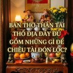 Bàn Thờ Thần Tài Thổ Địa Đầy Đủ Gồm Những Gì Để Chiêu Tài Đón Lộc?