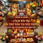 Cách Bài Trí Bàn Thờ Thần Tài Mới Thỉnh Giúp Gia Chủ Buôn May Bán Đắt