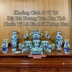 Khoảng Cách & Vị Trí Đặt Bát Hương Trên Bàn Thờ Chuẩn Tỷ Lệ Cân Đối Không Gian