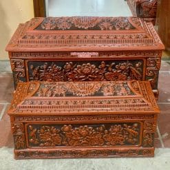 Quách tiểu sành sen mới mái Vòm cỡ Đại QTSA104