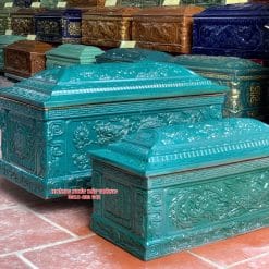 Quách tiểu sành Song Linh xanh lục nguyên bản