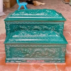 Quách tiểu sành Song Linh xanh lục nguyên bản