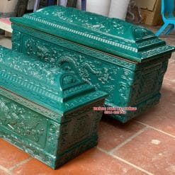 Quách tiểu sành Song Linh xanh lục nguyên bản