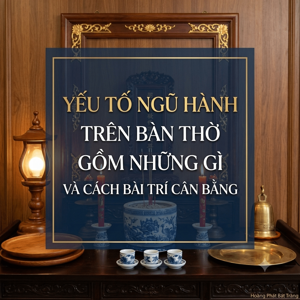 Yếu Tố Ngũ Hành Trên Bàn Thờ Gồm Những Gì Và Cách Bài Trí Cân Bằng